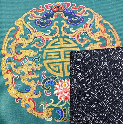 Chinese Style Mahjong Mat, 31.5 * 31.5'' Anti Slip and Noise Reduction Mahjong Table Mat for Poker, Card, Board & Tile Games (Dark Green) - style: Dark Green