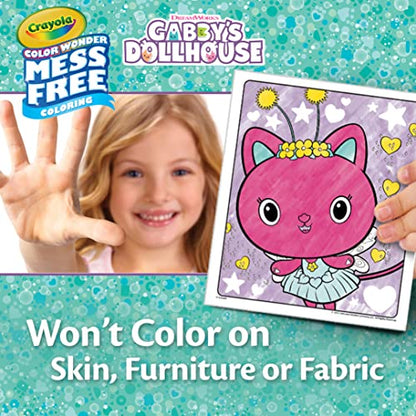 Crayola Gabbys Dollhouse Color Wonder Activity Set, Mess Free Coloring Pages for Toddlers, No Mess Activity, Toys & Gifts for Kids - style: Gabby's Dollhouse