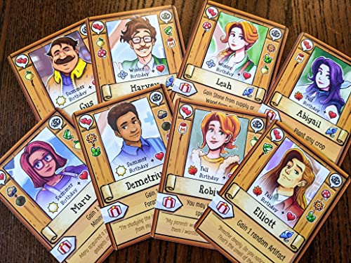 ConcernedApe Stardew Valley Cooperative Board Game Ages 13+ 1 to 4 Players