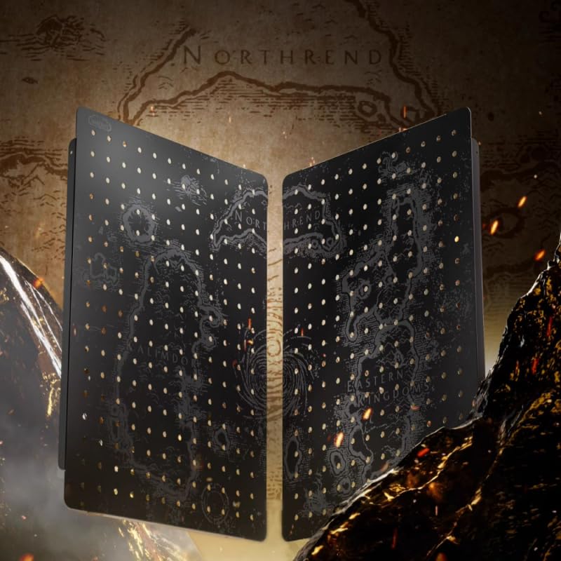 Blizzard Wow Official Licensed Heavy Duty Metal Pegboard 2 Pack Peg Board | Black Pegboards Wall & Desktop Organizer, Pegboard Panels with 7 Kinds of Accessories, Map of Azeroth, 22.8 * 16.6in - size: 22.8" * 16.6"-2 Pack