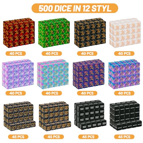 500 Pieces MTG Counter Bulk Keyword Counters Life Counter Tokens Dice Buff Tokens Compatible with Magic Card Game Accessories CCG Creature Stats - style: Arcane Sigil