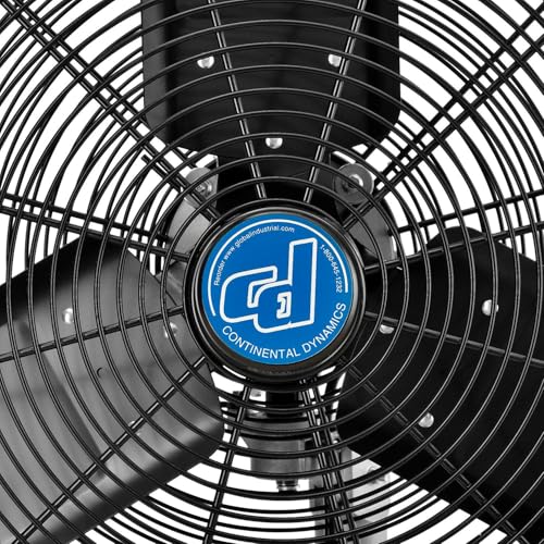 CD Premium 30" Oscillating Wall Mount Fan, TEFC Motor, 11,500 CFM, 1/2 HP