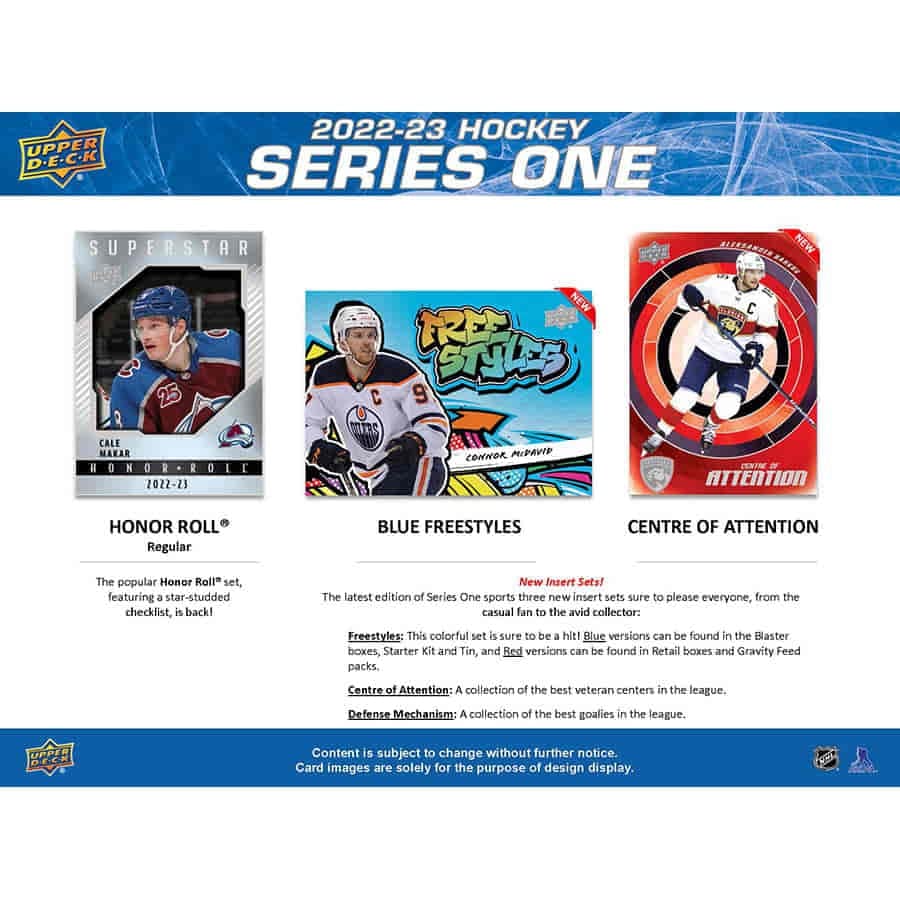 2022-23 Upper Deck Series 1 Hockey Retail Box
