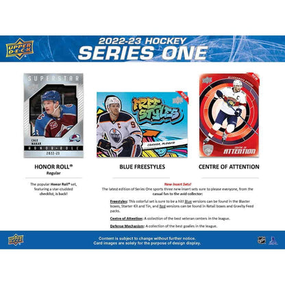 2022-23 Upper Deck Series 1 Hockey Retail Box