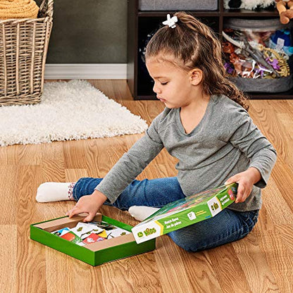John Deere Kids Matching Game - Farm Themed Memory Game for Toddlers and Kids - John Deere Toys - Preschool Games and Learning Activities - 27 Matches - Ages 3 Years and Up
