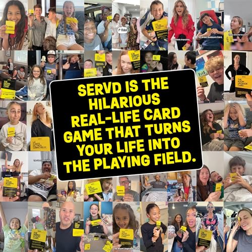 Hasbro SERVD Kids vs Parents Edition Game – Hilarious Real-Life Family Card Game for Kids, Teens, Adults – Fun Challenges – 2-6 Players – Ages 8+ - style: Kids vs Parents