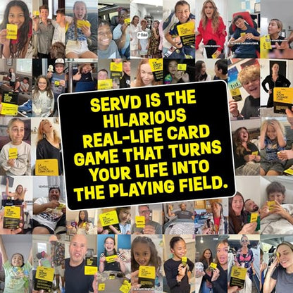 Hasbro SERVD Kids vs Parents Edition Game – Hilarious Real-Life Family Card Game for Kids, Teens, Adults – Fun Challenges – 2-6 Players – Ages 8+ - style: Kids vs Parents