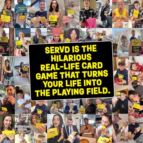 Hasbro Games SERVD Couples Game – Hilarious Real-Life Card Game for Partners – Funny Gifts for Anniversary, Date Nights, Valentine’s Day – 2 Players – Ages 17+ - style: Couples