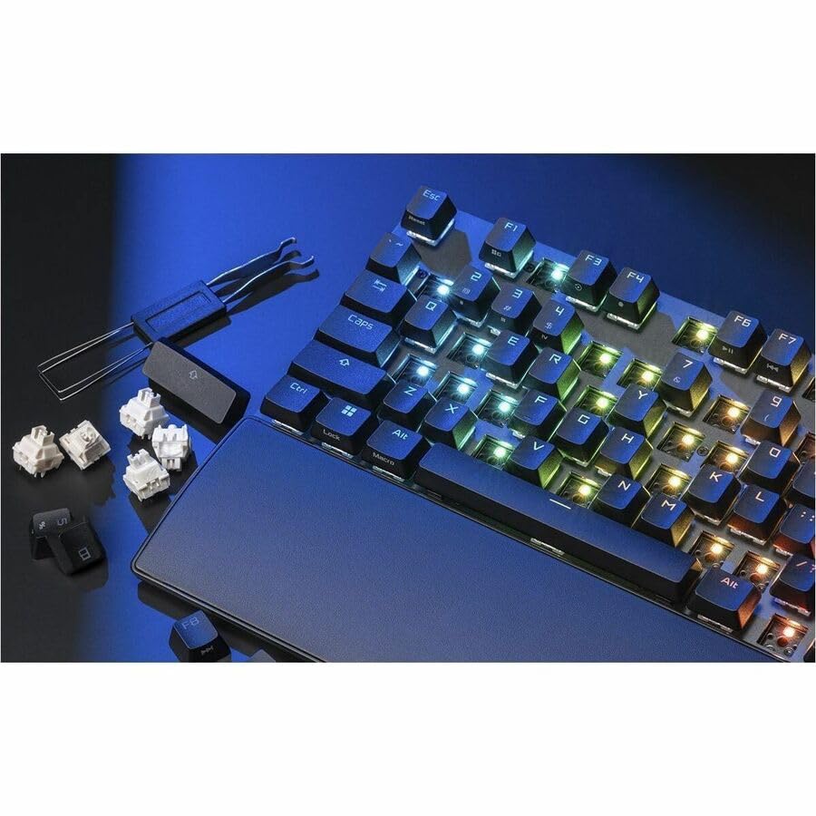 ASUS ROG Strix Scope II X Wired USB Mechanical Gaming Keyboard – 100% Full-Size, Hot Swappable Pre-lubed ROG NX Snow V2 Linear Switches, PBT Keycaps, RGB, PC/Mac Support - Black
