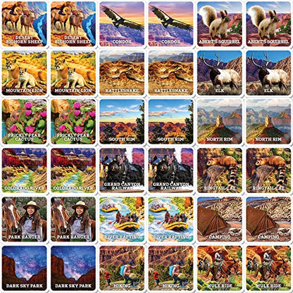 MasterPieces Officially Licensed National Parks Jr. Ranger Picture Matching Card Game for Kids and Families - style: Grand Canyon