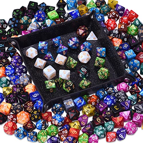 RPG Dice 210 Pieces Polyhedral Dice Set for DND | 30 Sets of 7-Dice for Dungeons and Dragons Tabletop Role Playing Adventure Games