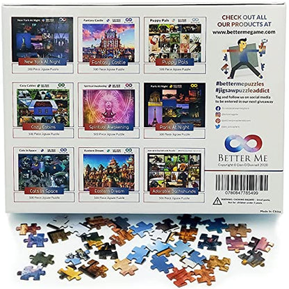 National Parks Puzzle 1000 Piece - Yellowstone, Zion, Acadia & More | USA national parks jigsaw featuring Arches, Crater Lake, Mount Rainier - great gift - style: Our National Parks 1000pc