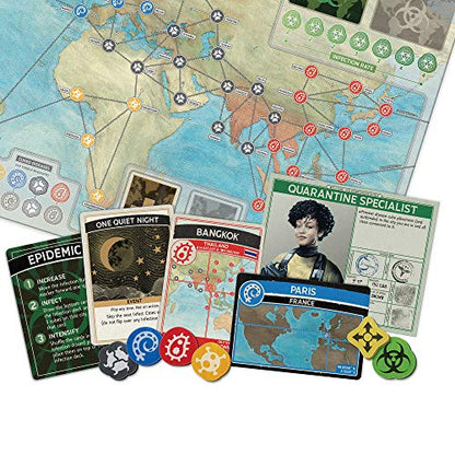 Pandemic Board Game 10th Anniversary Edition - Vintage Style Limited Edition with Custom Metal Box! Cooperative Game for Kids & Adults, Ages 13+, 2-5 Players, 30 Minute Playtime, Made by Z-Man Games