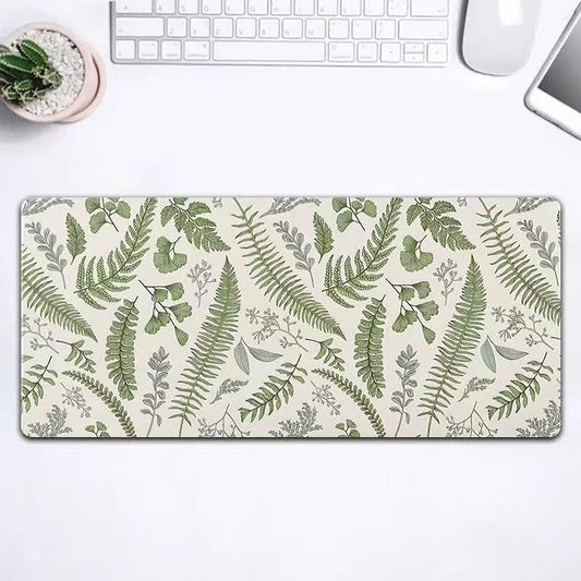 Gaming Mouse Pad Topographic Map Long Mousepad Large 31.5 X 11.8 Inch Desk Mat with Non-Slip Base Stitched Edge Keyboard Mat for Office Desk Pad (Flower-F) - color: Flower-f