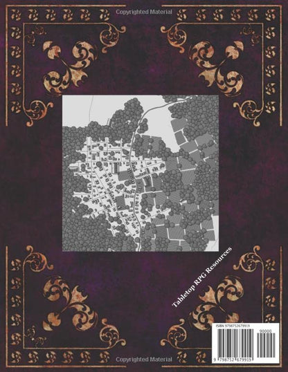 108 Fantasy Village Maps for Game Masters: Unique Town Maps, GM aid for TTRPGs (Fantasy Tabletop Gaming Maps)