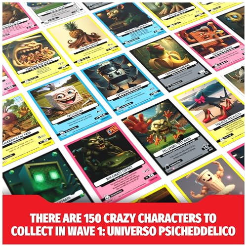 Skifidol Italian Brainrot Official Trading Card Game 3-Pack Blind Booster Box, 21 Cards of Wave 1: Psychedelic Universe, Collectible TCG, for Ages 8 & Up - style: 3-Pack Blind Booster Box, 21 Cards