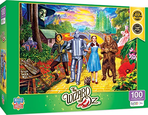 MasterPieces 100 Piece Jigsaw Puzzle for Kids - Wizard of Oz - 14"x19" - style: Wizard of Oz