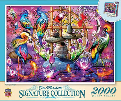 MasterPieces 2000 Piece Jigsaw Puzzle for Adults, Family, Or Kids - Fantasy in Flight - 39"x27" - size: 2000 Piece