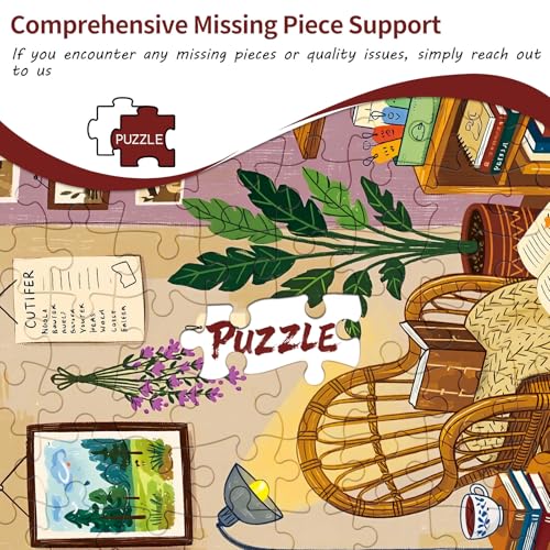 1000 Piece Jigsaw Puzzles for Adults, Kitchen Puzzle with 1:1 HD Poster, Precise Interlocking, Letter Markings on Back, Dust-Free, Stress Relief & Ideal Family Game Gift - color: Kitchen