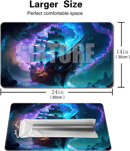 Board Game 14x24in TCG Playmat Compatible for CCG OCG DTCG PTCG MTG Play Mats,Mouse pad Desk Mats (MTG2-No Zone) - color: Mtg2-no Zone