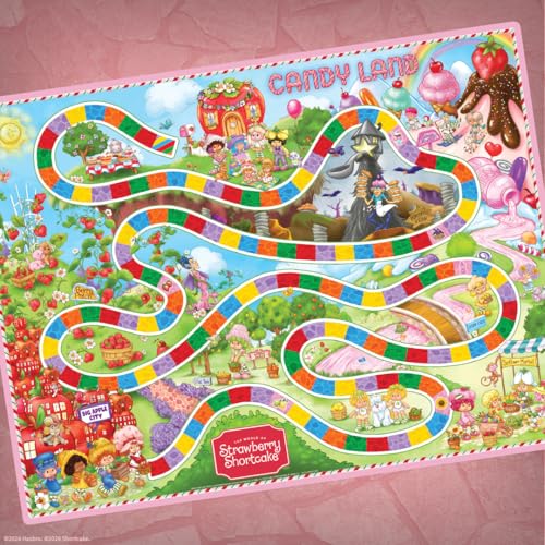 Candy Land: Strawberry Shortcake, Classic Board Game for Kids & Family, Nostalgic Adventure Color Matching Path, Featuring Iconic Characters and Locations, 2-4 Players, Ages 5+, Officially Licensed
