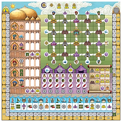 R & R Games Rajas of The Ganges, The Dice Charmers, A New Version of the Popular Board Game Rajas of the Ganges, Perfect for 2-5 Players, Board Games for Adults and Kids