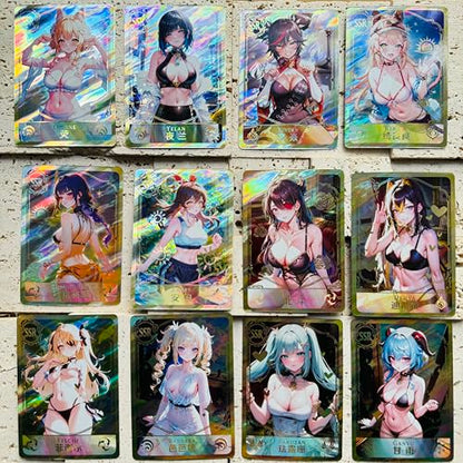55PCS Goddess Story TCG Goddess Story Booster Box (Goddess 2) - color: Red