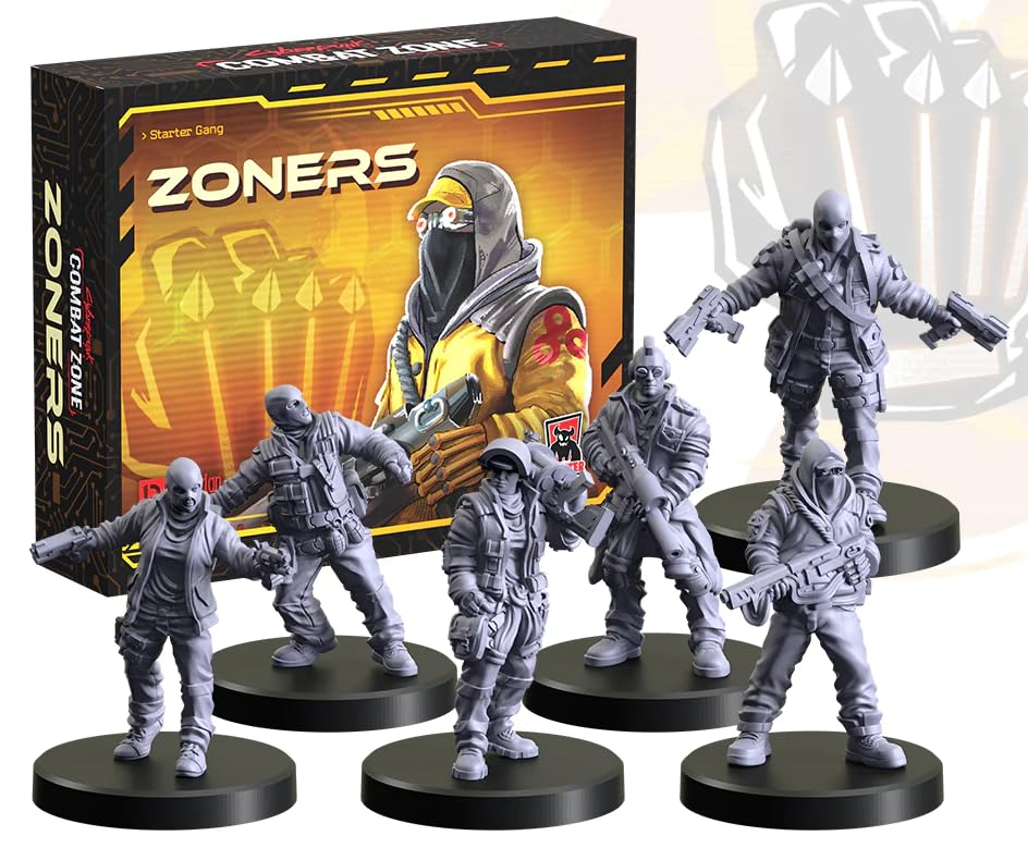 Monster Fight Club Cyberpunk Red Combat Zone Board Game Expansion: Zoners Starter Gang - style: Zoners