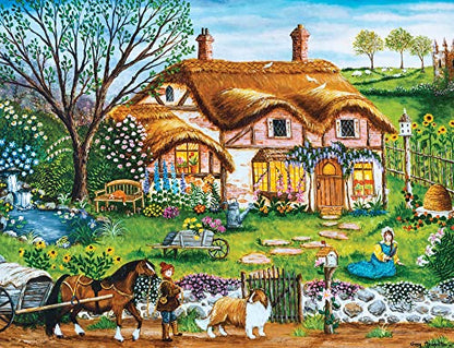 MasterPieces – Jigsaw Puzzle 12-Pack Bundle Set, Fun for Adults and Family, Folk Art Collection, (4) Round 100 Piece, (4) 300 Piece, (4) 500 Pieces - style: Folk Art