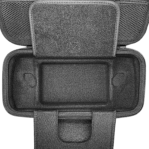 Voikoli Carrying Case for Asus Rog Alloy 7''2023/Asus Rog Ally X 2024,Protective Hard Shell Carry Case Built-in AC Adapter Charger Storage, Portable Travel Carrying Case (Black-d) - color: Black-d
