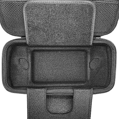 Voikoli Carrying Case for Asus Rog Alloy 7''2023/Asus Rog Ally X 2024,Protective Hard Shell Carry Case Built-in AC Adapter Charger Storage, Portable Travel Carrying Case (Black-d) - color: Black-d