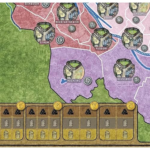 Rio Grande Games Power Grid Board Game: Bremen/Manhattan Strategy Expansion, 2-6 Players