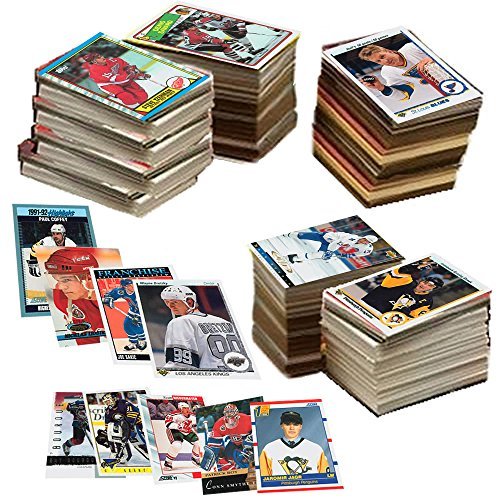 600 Hockey Cards Including Rookies, Many Stars, & Hall-of-famers. Ships in New White Box Perfect for Gift Giving. Includes an Unopened Pack of Vintage Hockey Cards That Is At Least 25 Years Old!