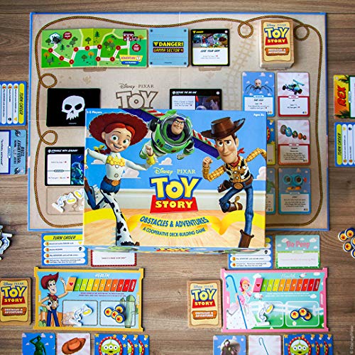 Disney Pixar Toy Story Cooperative Deck-Building Game | Family Board Game Featuring Characters and Artwork from Toy Story Movies and Short Films | Officially Licensed Disney Pixar Merchandise