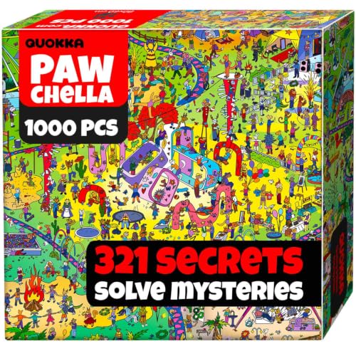 1000 Piece Puzzle for Adults – Jigsaw Puzzles for Adults 1000 Pieces | Animal Bash Stunning Scenic Animal Puzzles - Premium Box Packaging - Extra Fun Challenges - Great Gift for Relaxation - color: Beastival