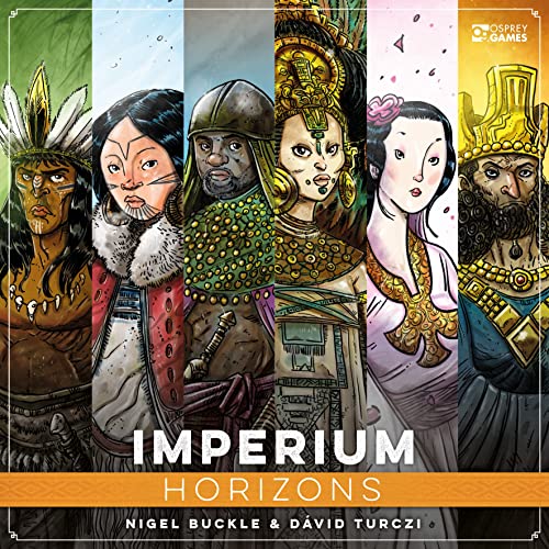 Imperium: Horizons by Osprey Games | Asymmetric Card-Based Civilization Strategy Game for 1-4 Players, Ages 14+ | 14 Historical Civilizations | Asymmetric Card-Based Civilization Strategy Game for 1-4 Players, Ages 14+, 14 Historical Civilizations