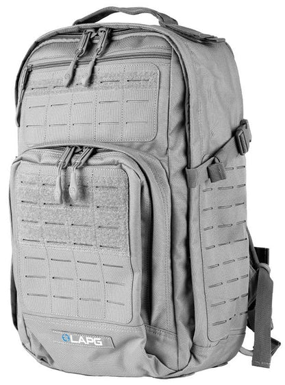 LAPG Atlas 12 Hour Tactical Backpack for Men & Women, Survival Gear Bag, Large Hiking Camping Bug Out Backpack, Grey - color: Grey