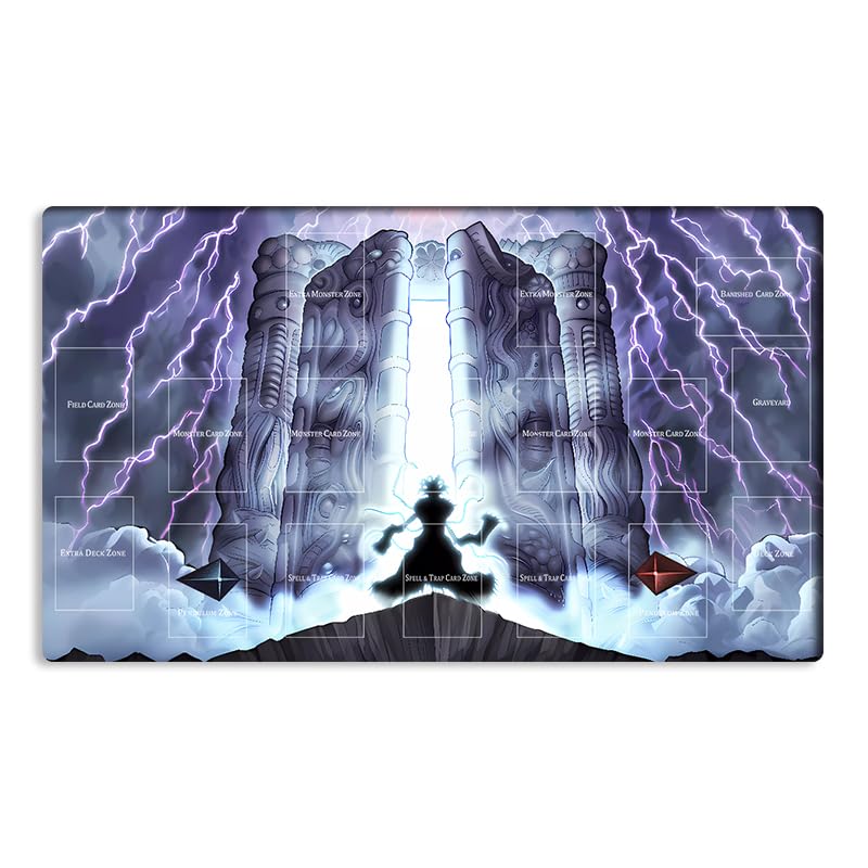 New Playmat LX14 TCG OCG CCG Trading Card Game Mat Mouse Pad with Zones + Bag (Z0014-628-A)