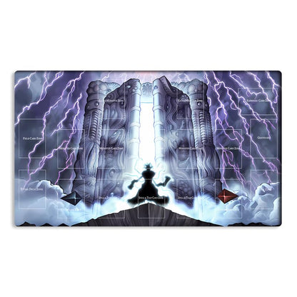 New Playmat LX14 TCG OCG CCG Trading Card Game Mat Mouse Pad with Zones + Bag (Z0014-628-A)