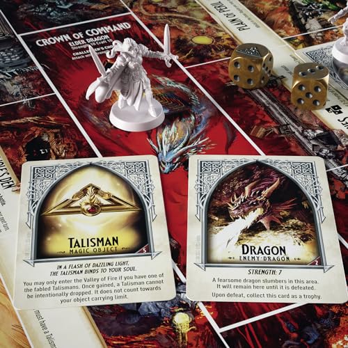 Avalon Hill Talisman: The Magical Quest Board Game, 5th Edition | Fantasy Tabletop Adventure Games | Ages 12 and Up | 2 to 6 Players | Roleplaying Strategy Games - style: Talisman