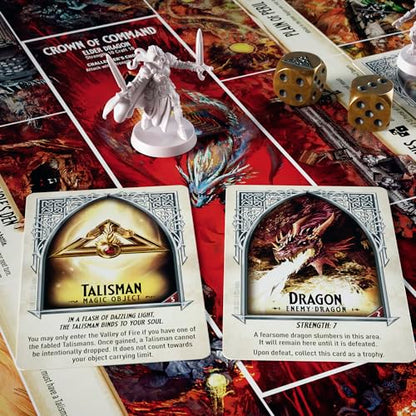 Avalon Hill Talisman: The Magical Quest Board Game, 5th Edition | Fantasy Tabletop Adventure Games | Ages 12 and Up | 2 to 6 Players | Roleplaying Strategy Games - style: Talisman
