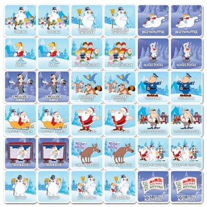 Masterpieces Officially Licensed Frosty The Snow Man Picture Matching Card Game for Kids and Families - style: Frosty the Snowman