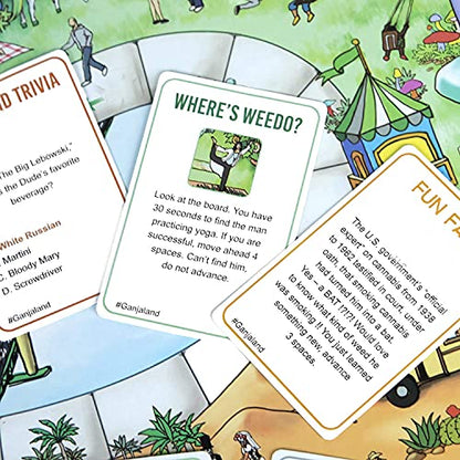 Ganjaland - The Novelty Board Game that Will Take You On an Epic Adventure - by What Do You Meme? - style: Core Game