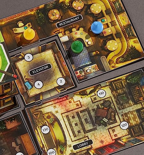 Clue Escape: The Midnight Hotel Board Game, Clue Escape Room Game, 1-Time Solve Mystery Games, Family Games for Ages 10+, 1-6 Players, 90 Mins. Avg. - style: The Midnight Hotel
