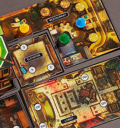 Clue Escape: The Midnight Hotel Board Game, Clue Escape Room Game, 1-Time Solve Mystery Games, Family Games for Ages 10+, 1-6 Players, 90 Mins. Avg. - style: The Midnight Hotel