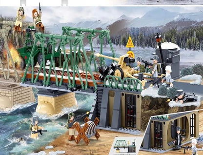 General Jim's Military Brick Building Set - World War 2 Battle of Budapest Building Blocks Model Set for History Enthusiasts for All Building Levels