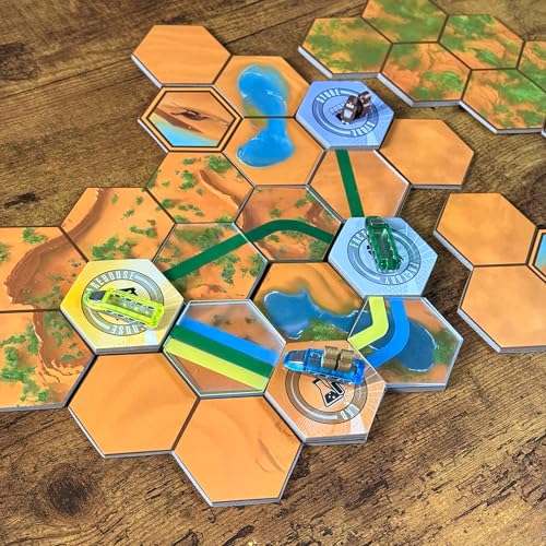Bezier Games Maglev Metro Maps Volume 2, Ages 14+, 1-4 Players | 6 New Maps with Unique Rules, Strategy Gameplay Add-On for Maglev Metro Board Game