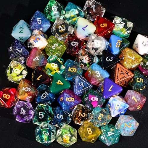 10 Pack of D8 Polyhedral Dice Set - Random Color 8 Sided Dice for D&D, DND, RPG, Table Games - color: 10pcs D8 Random Color