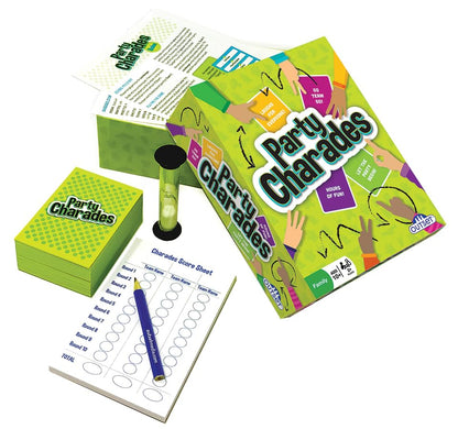 Party Charades Game – Contains 550 charades – Great Family Game for 2 or More Players Ages 10 and up by Outset Media