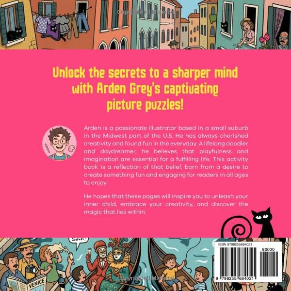 Find the Cat (World Travel): Train Your Brain and Cultivate Focus with Hidden Objects Scavenger Hunt Picture Puzzles for All Ages (The Ultimate Hidden Object Book for All Ages)